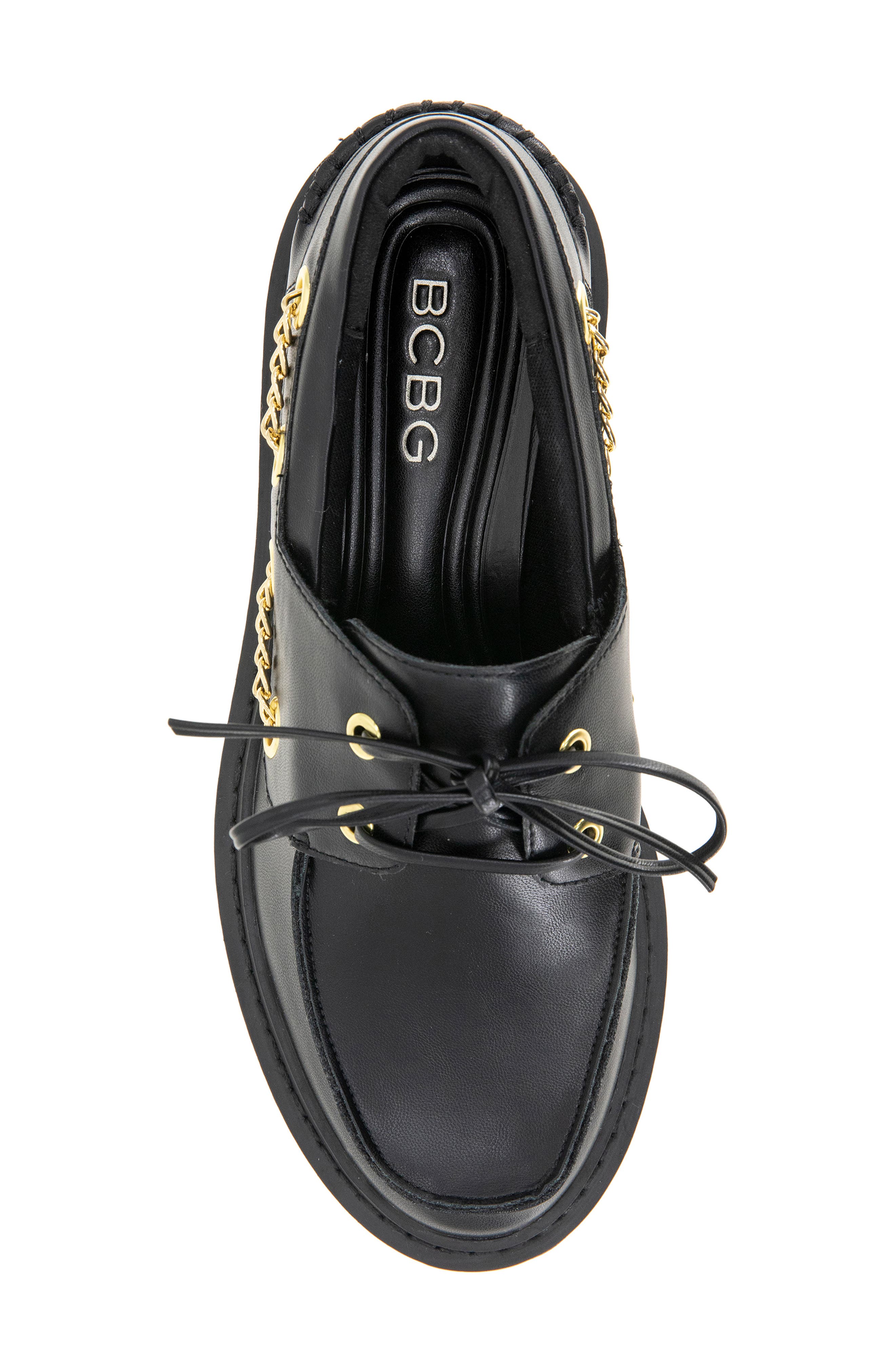 BCBGeneration Ladonna Lug Loafer, Alternate, color, Black