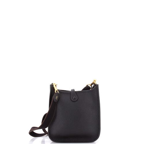Pre-owned Hermes Hermes Evelyne Bag Gen Iii Clemence Tpm In Black