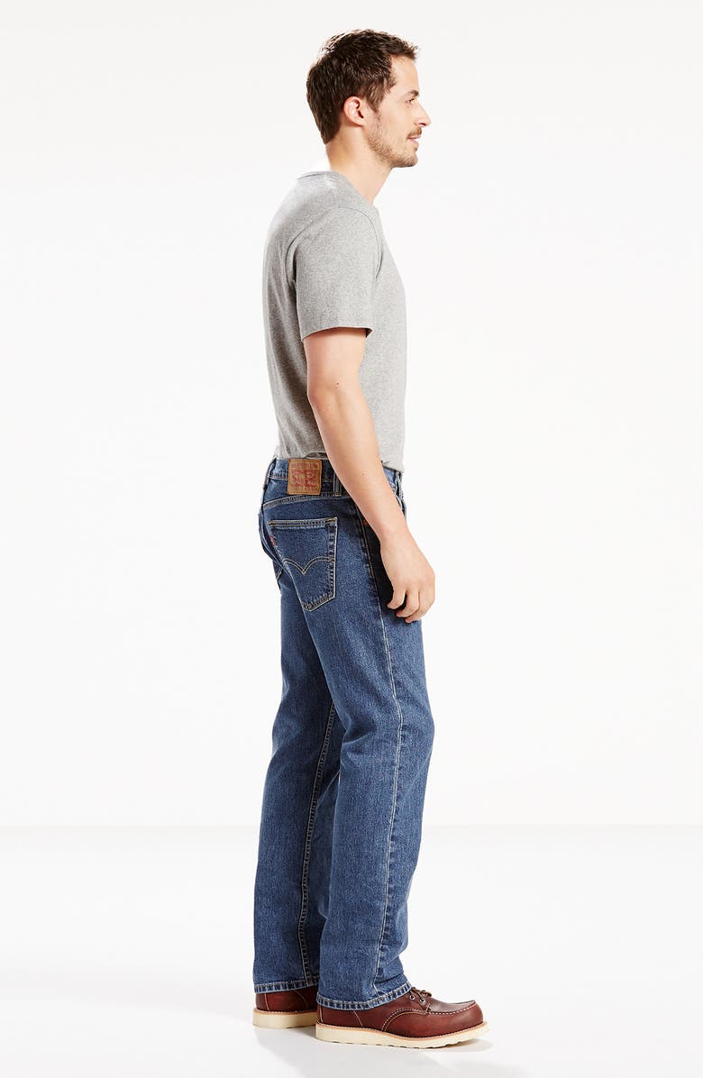 Levi's<sup>®</sup> 505<sup>™</sup> Regular Stonewash Jeans, Alternate, color, Stonewash Stretch