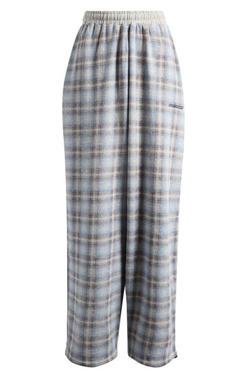Harri Cotton Fleece Wide Leg Sweatpants