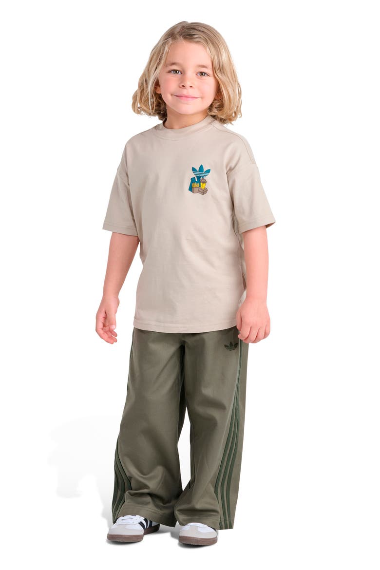 Kids' T-shirt & Woven Pants Set, Alternate, color, LIGHT BEIGE