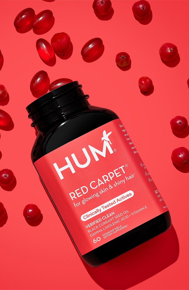 Hum Nutrition Red Carpet<sup>®</sup> Glowing Skin and Hair Dietary Supplement, Alternate, color,