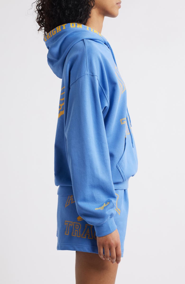 THE MAYFAIR GROUP Angel Track Graphic Hoodie, Alternate, color, Blue