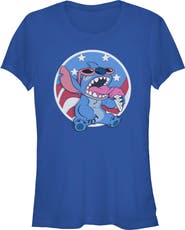 Lilo & Stitch Junior's Lilo & Stitch American Ice Cream Graphic T-Shirt