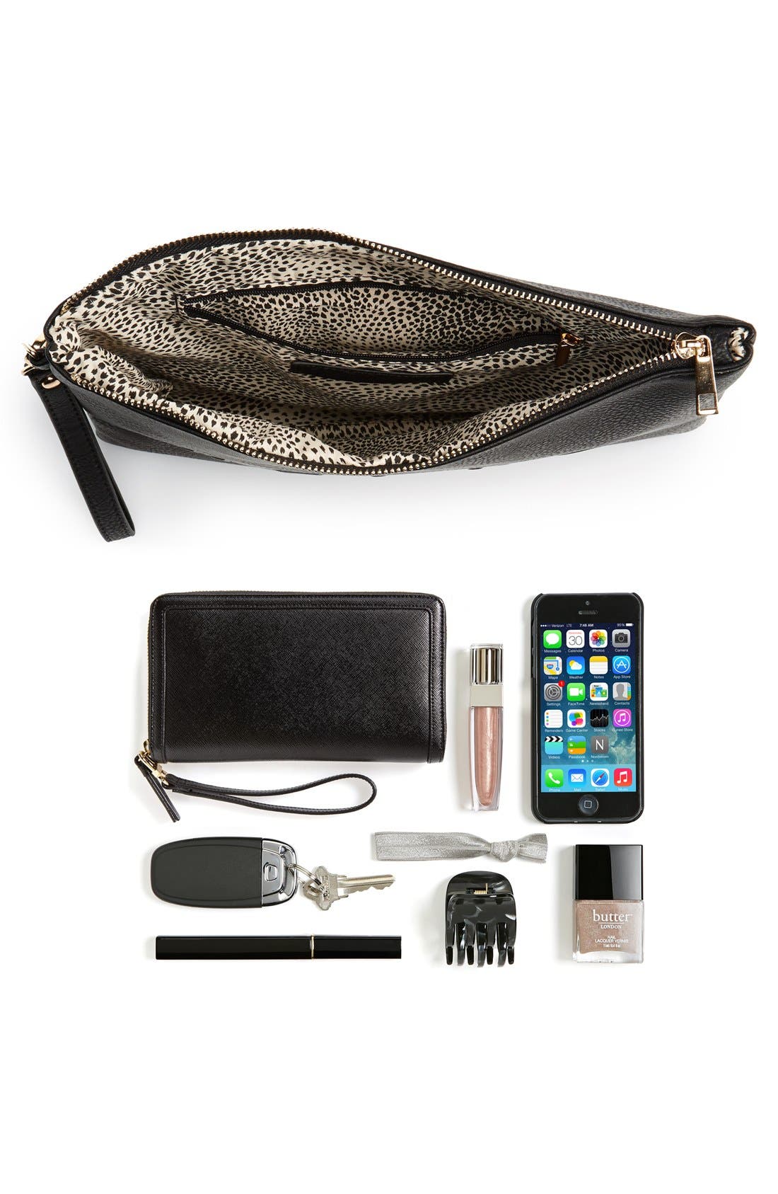 Sole Society 'Justine - Conversation' Oversize Clutch, Alternate, color, 