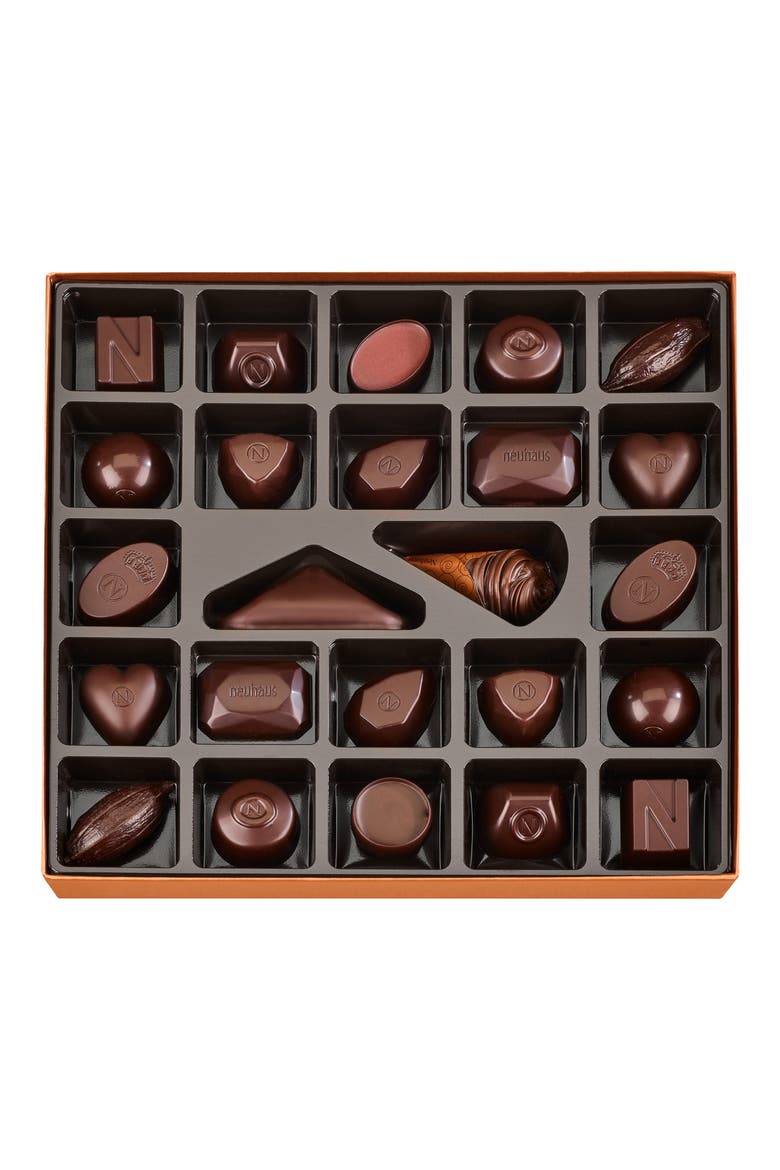 Dark Chocolate Collection 24-Piece Gift Box, Alternate, color, BLUE