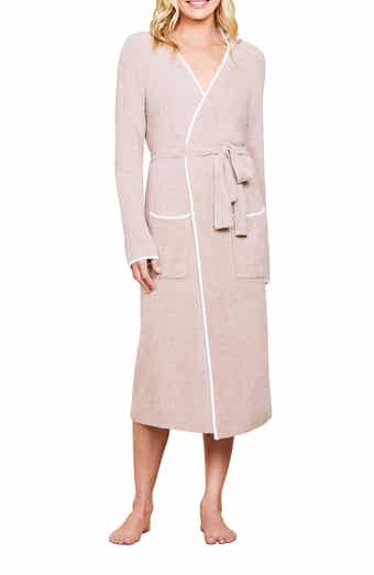 Barefoot Dreams® CozyChic™ Lite® Contrast Stripe Ribbed Robe