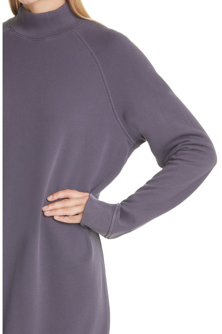 Long Sleeve Sweatshirt Dress, Alternate, color, DUSK