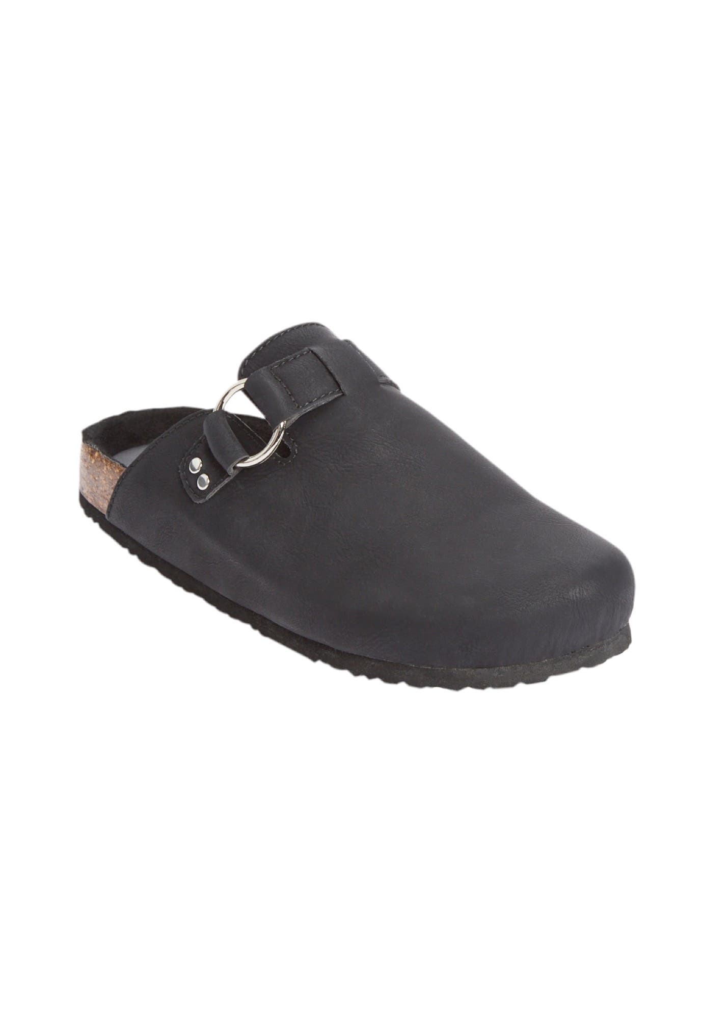 Comfortview The Luna Slip On Clog, Main, color, Black