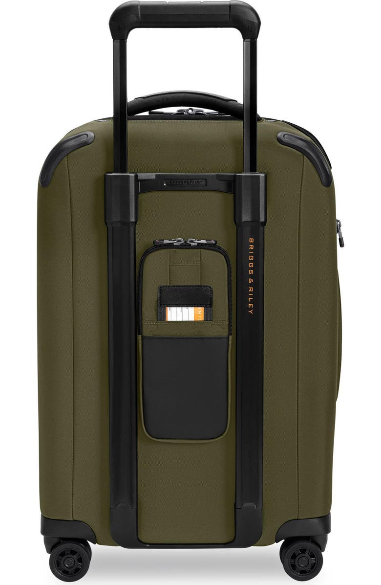 Briggs & Riley ZDX Essential 22-Inch Expandable Carry-On Spinner Suitcase, Alternate, color, Hunter