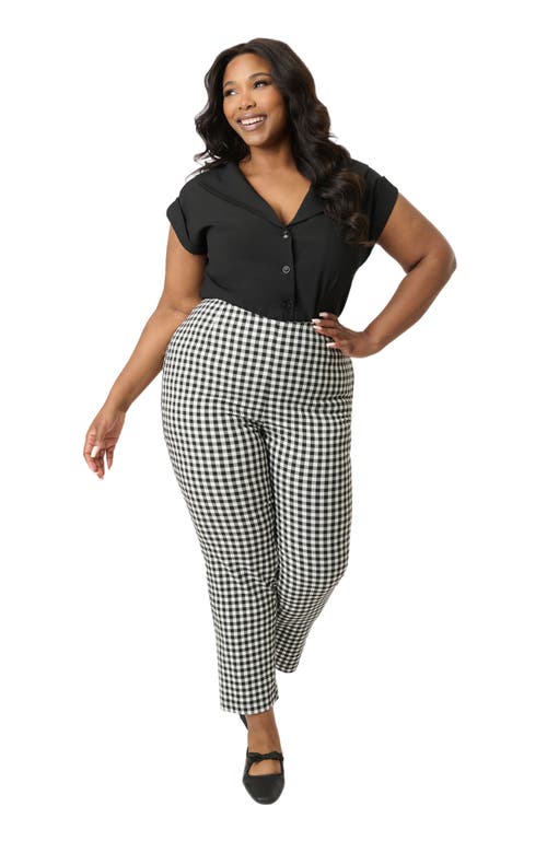 UNIQUE VINTAGE UNIQUE VINTAGE PLUS SIZE 1960S CIGARETTE PANTS