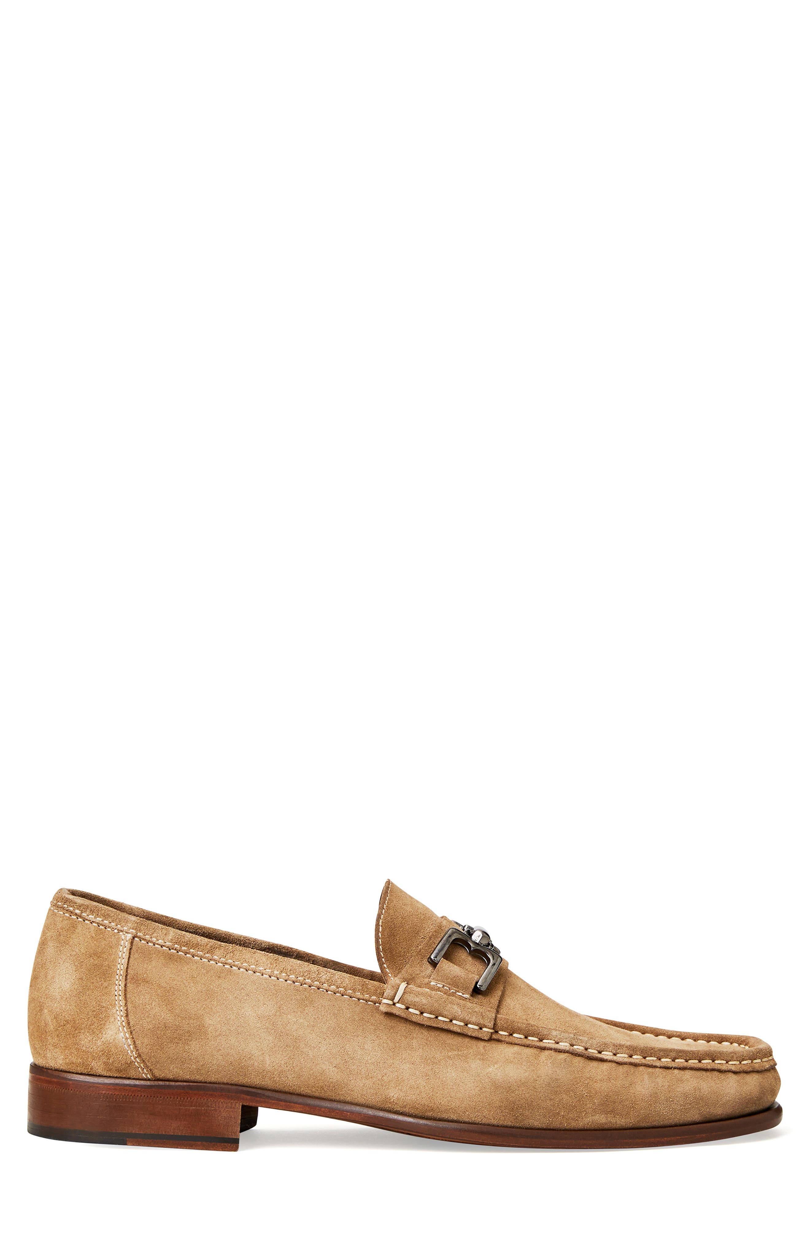 Bruno Magli Trieste Bit Loafer, Alternate, color, Taupe Suede
