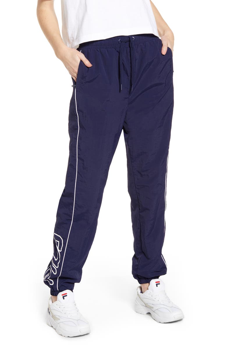 FILA Maia Logo Wind Pants, Main, color,