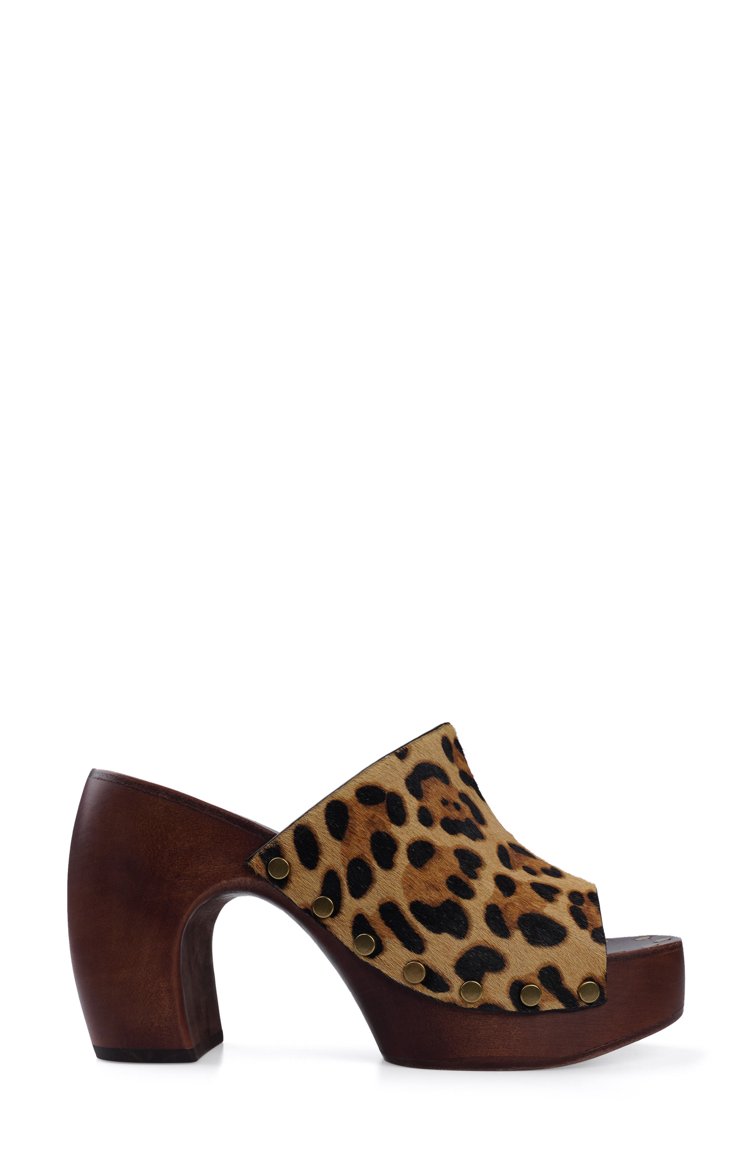 Xyla Platform Sandal, Alternate, color, LEOPARD