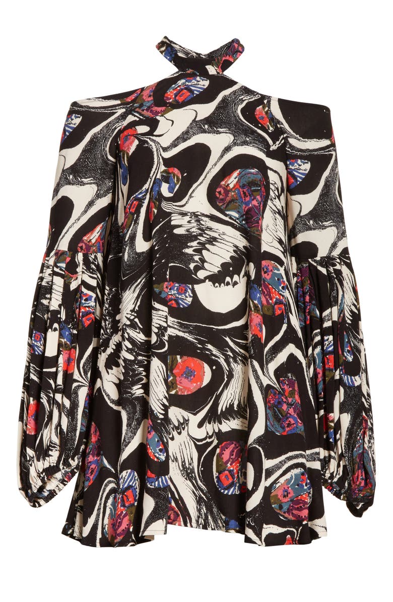 Free People Drift Away Cold Shoulder Tunic, Alternate, color, 