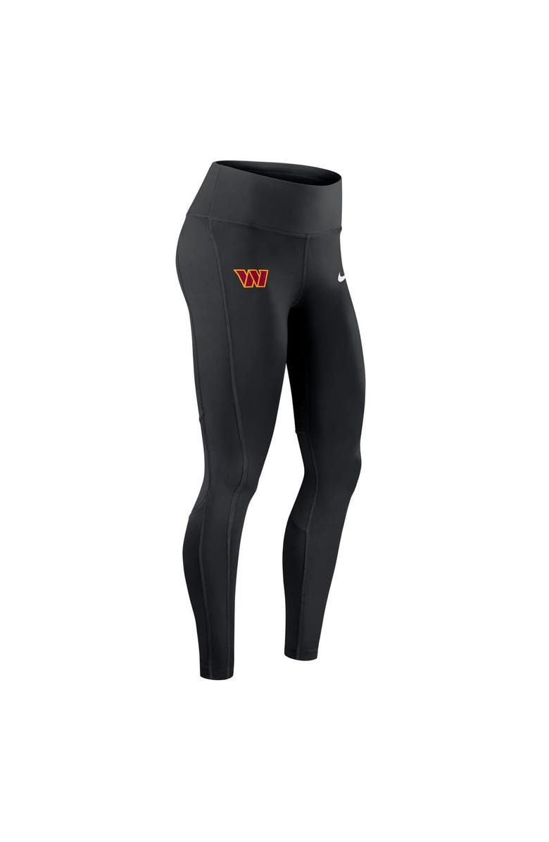 Nike Women's Nike Black Washington Commanders Primetime Epic Fast Performance Leggings, Alternate, color,