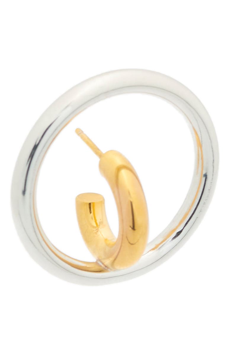 Charlotte Chesnais Saturn Blow Medium Hoop Earrings, Alternate, color, 