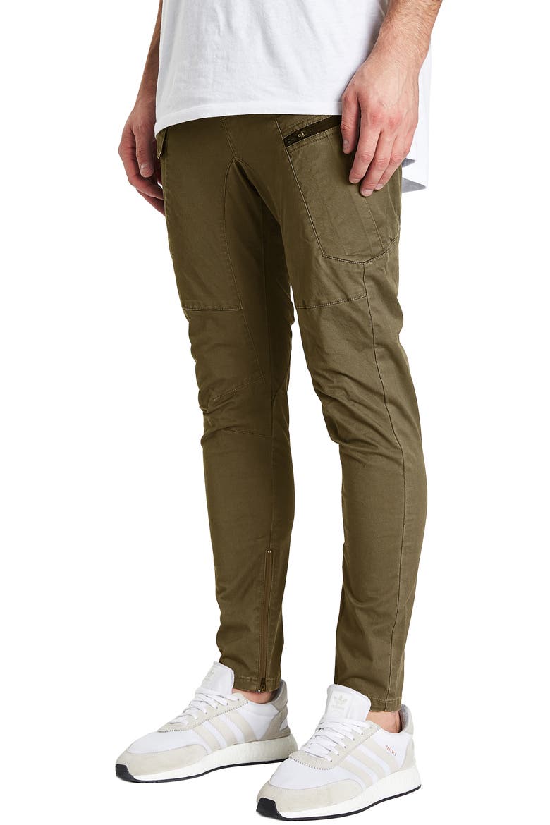 Tactical Slim Fit Pants, Alternate, color, IVY GREEN