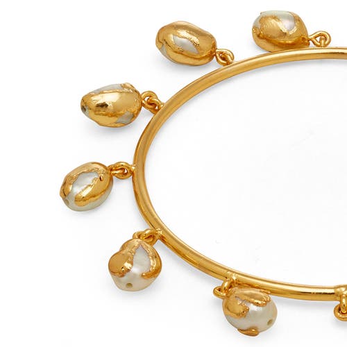 Dhwani Bansal Asara Bangle In Gold Plated