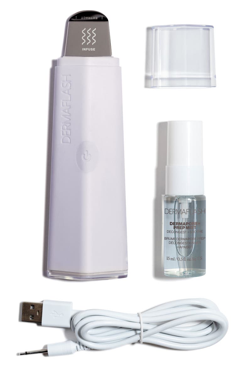 DERMAPORE+ Ultrasonic Pore Extractor + Skin Care Infuser, Alternate, color, LILAC