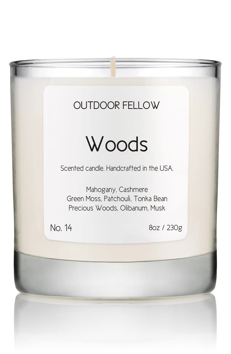 Outdoor Fellow No. 14 Woods Scented Candle, Main, color, 