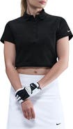 Nike Crop Cotton Blend Golf Polo