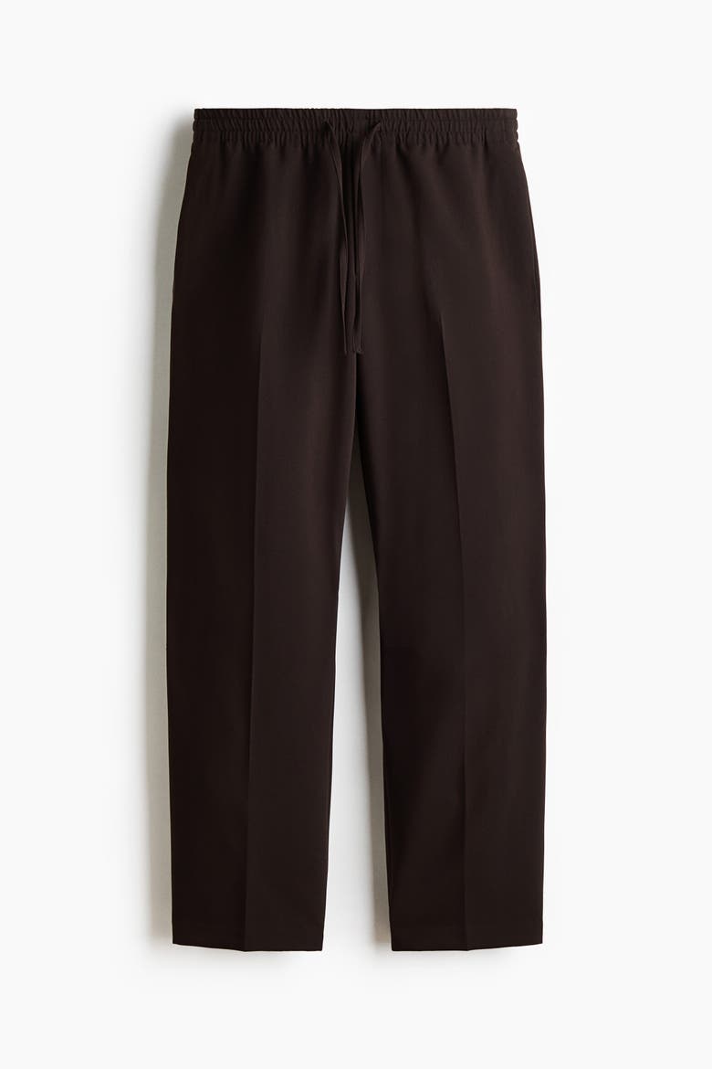Relaxed Fit Trousers, Alternate, color, Dark brown