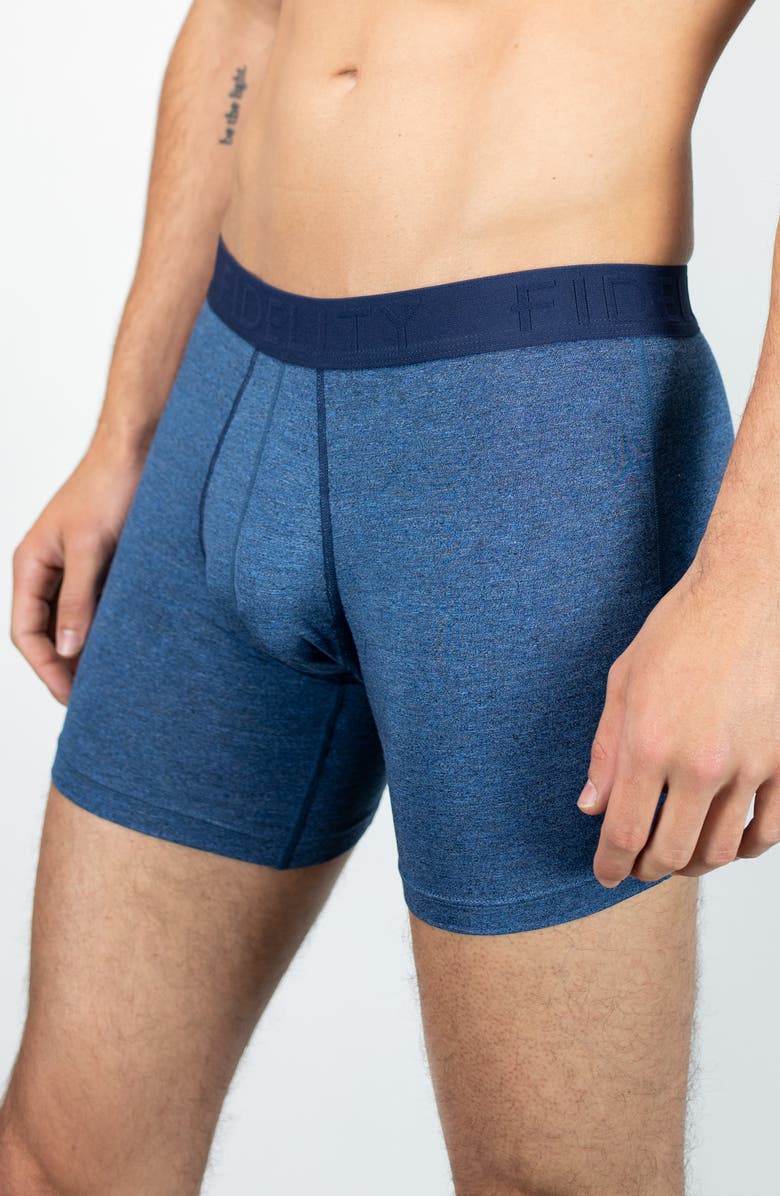 Fidelity Denim The Epic X-Hold Solid Performance Boxer Briefs, Alternate, color, 