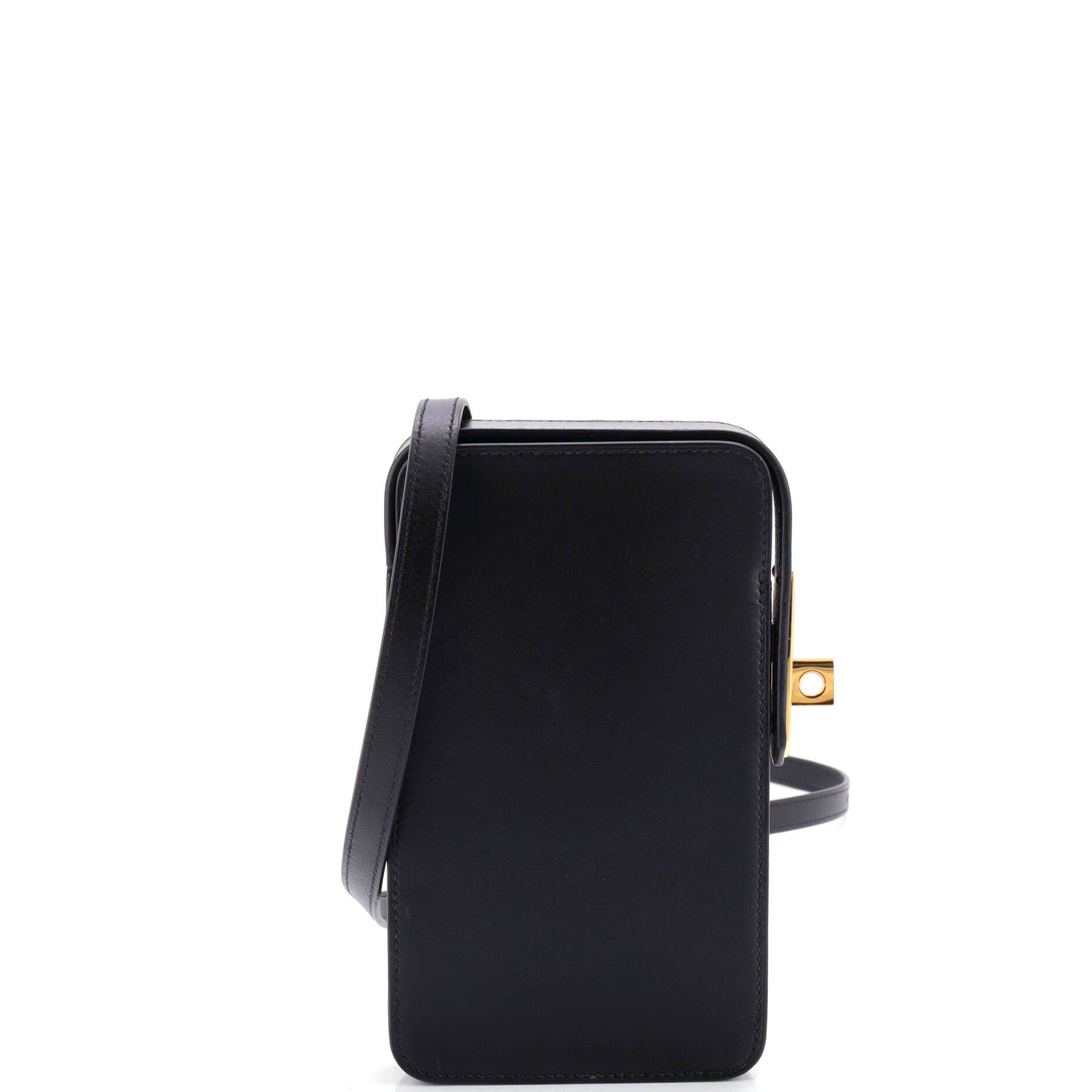 Hac a Box Phone Case Tadelakt, Main, color, Black