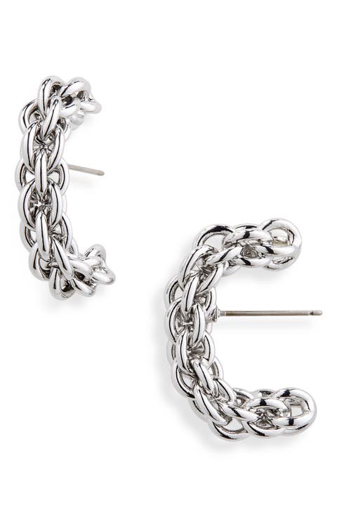 Dylan Huggie Hoop Earrings