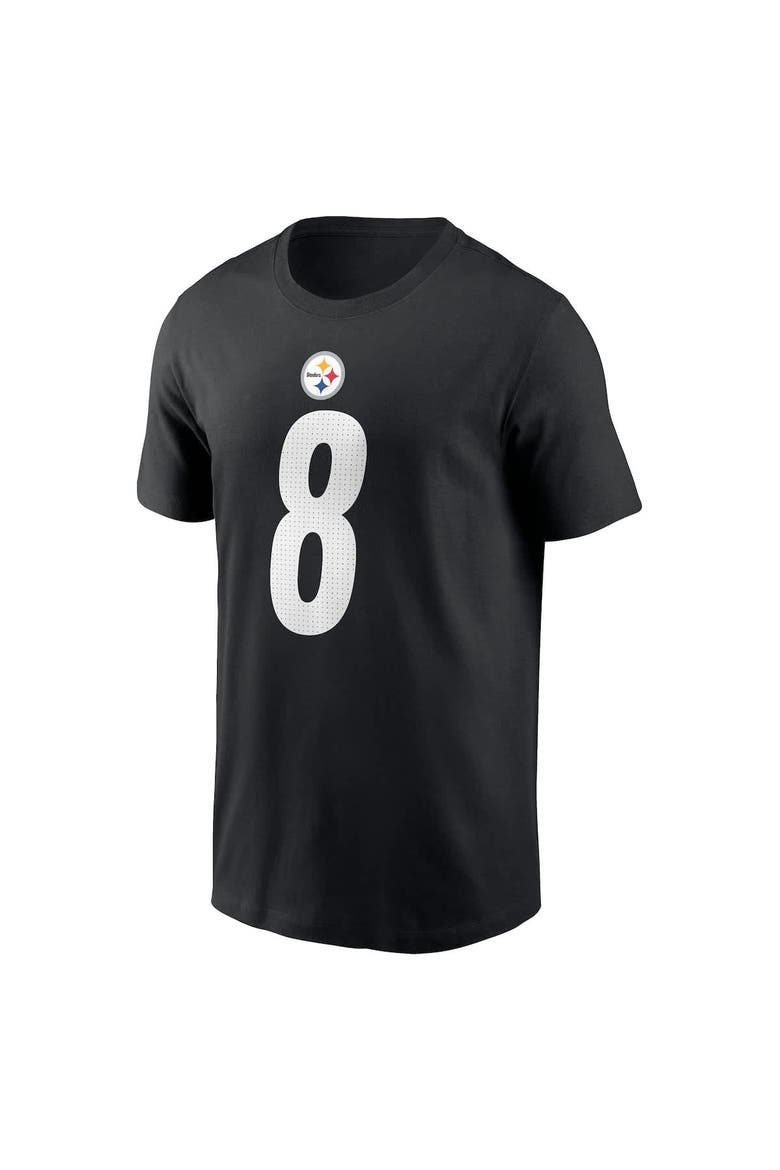 Men's Nike Aaron Rodgers Black Pittsburgh Steelers Name & Number T-Shirt, Alternate, color, Black