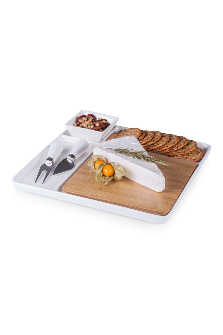 Peninsula Cutting Board & Serving Tray, Alternate, color, BROWN