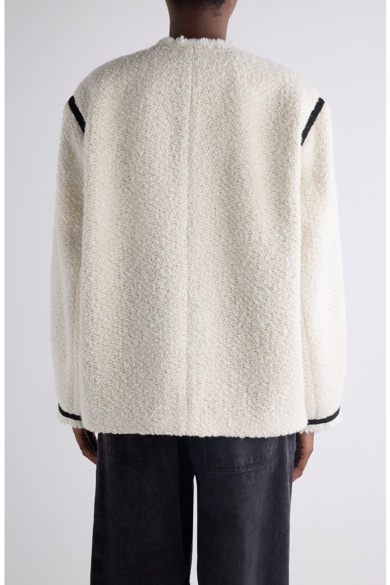 Maylin Bouclé Tweed Jacket, Alternate, color, ECRU