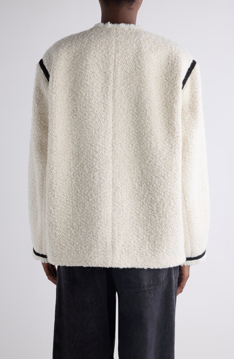 Isabel Marant Maylin Bouclé Tweed Jacket, Alternate, color, Ecru