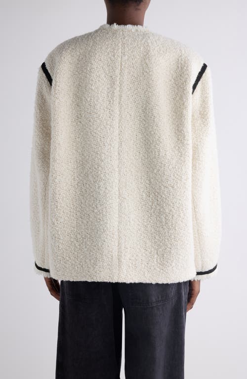 Isabel Marant Maylin Bouclé Tweed Jacket In Brown