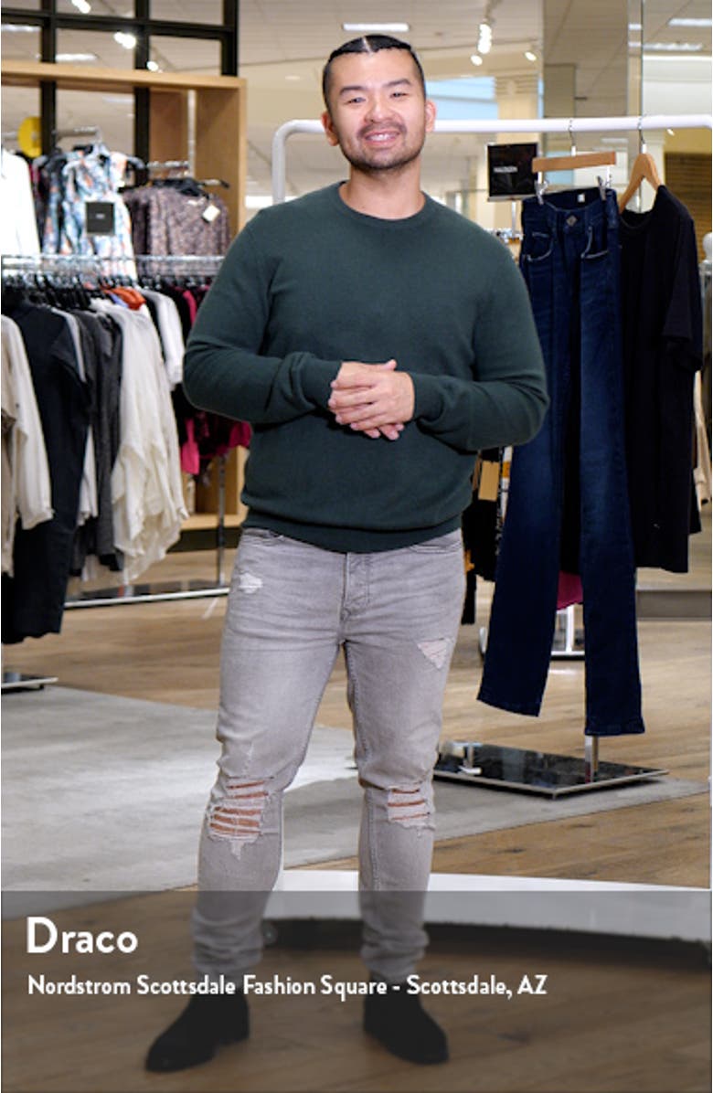 Merino Wool & Cashmere Crewneck Sweater, sales video thumbnail