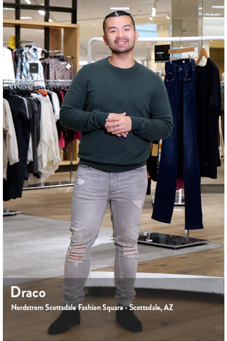 Merino Wool & Cashmere Crewneck Sweater video
