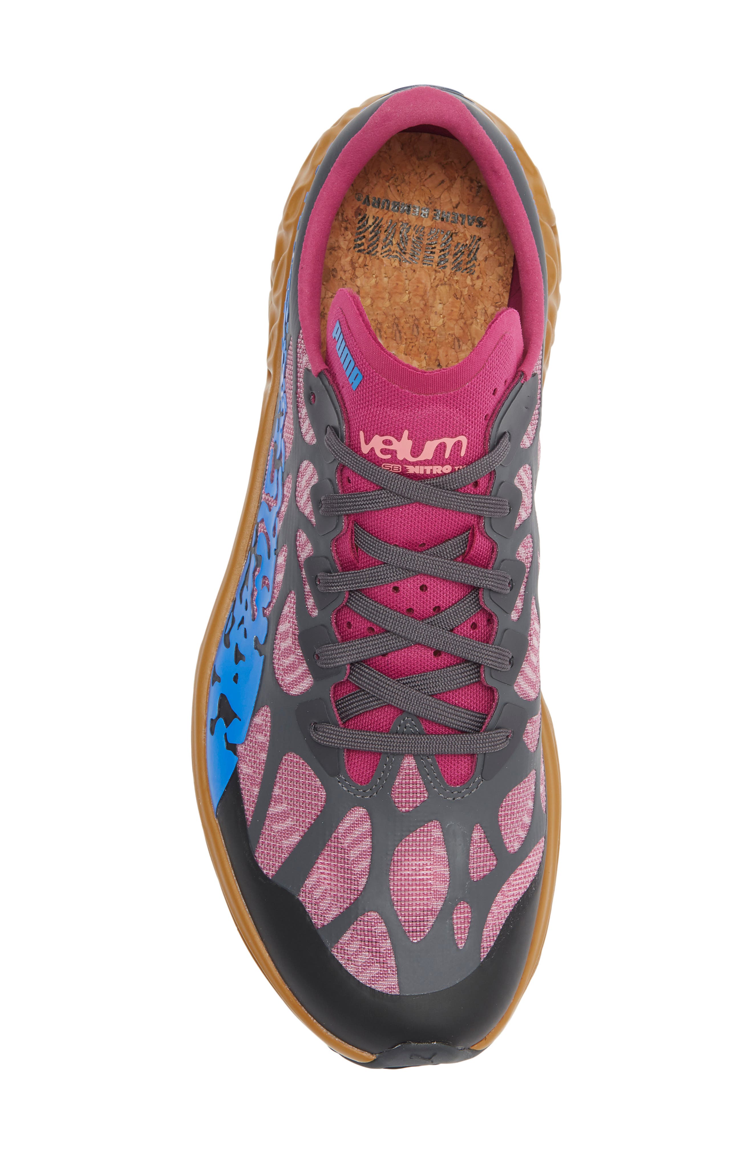 PUMA x Salehe Bembury Velum NITRO<sup>™</sup> Sneaker, Alternate, color, Magenta Gleam/ Dusky Gray
