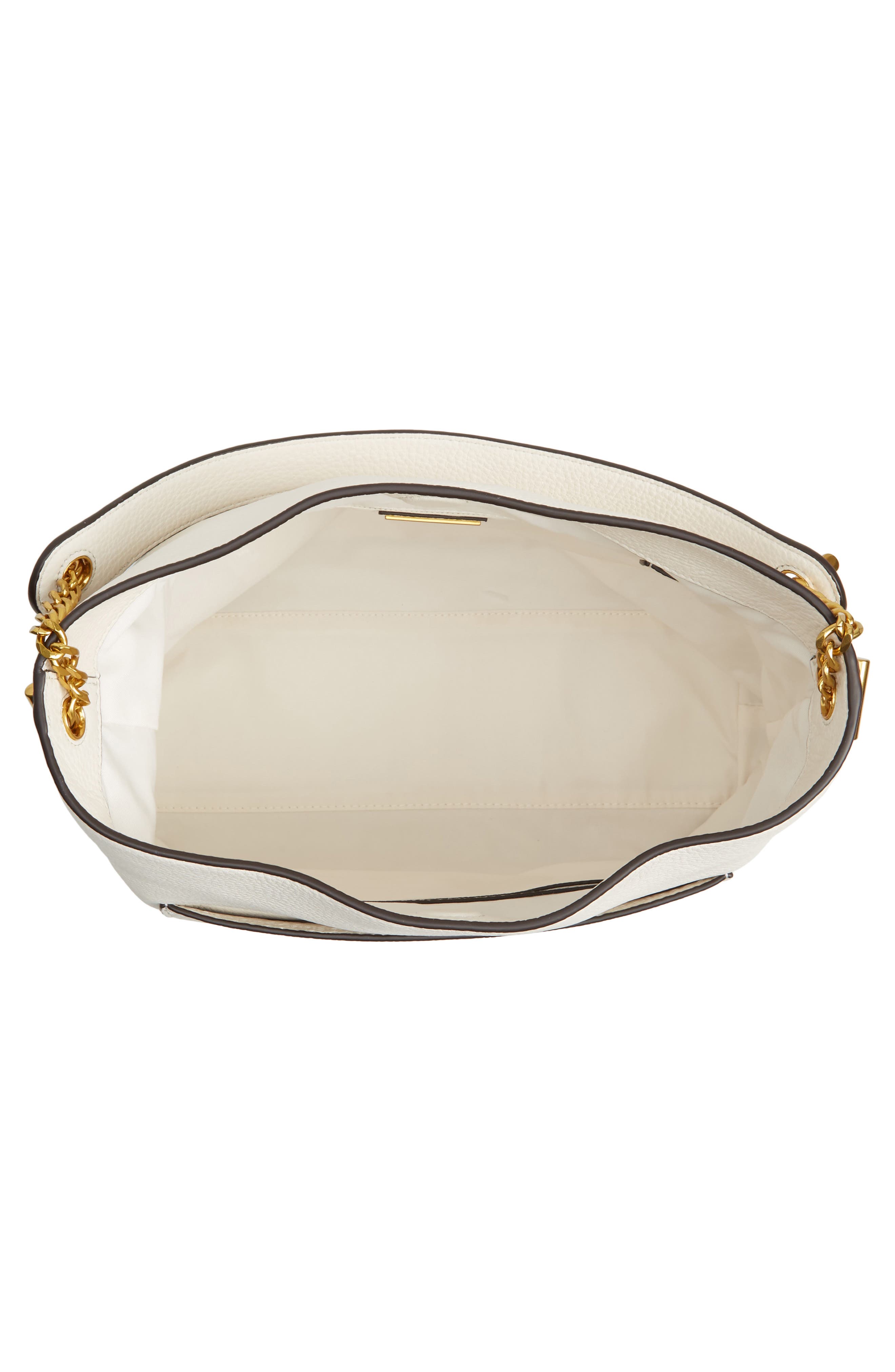 Tory Burch Chelsea Chain Leather Hobo, Alternate, color, 