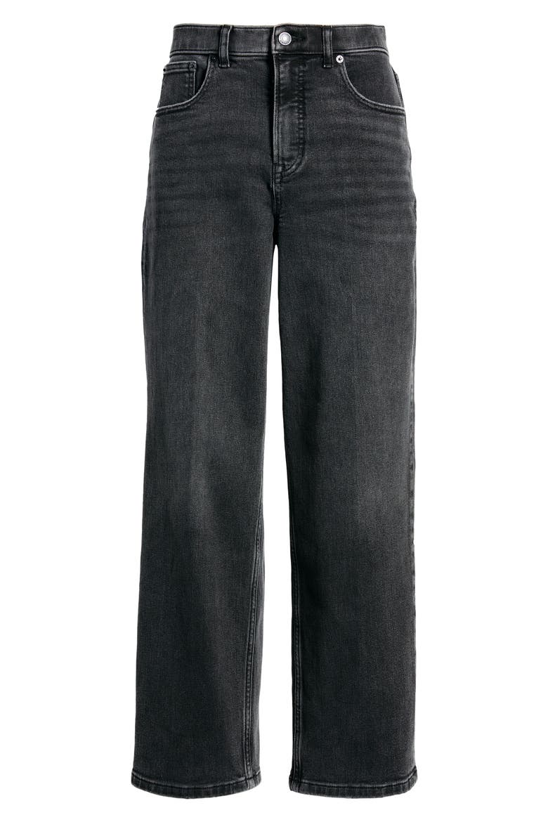 SPANXshape™ Authentic 360 High Waist '90s Straight Leg Jeans, Alternate, color, CARBON