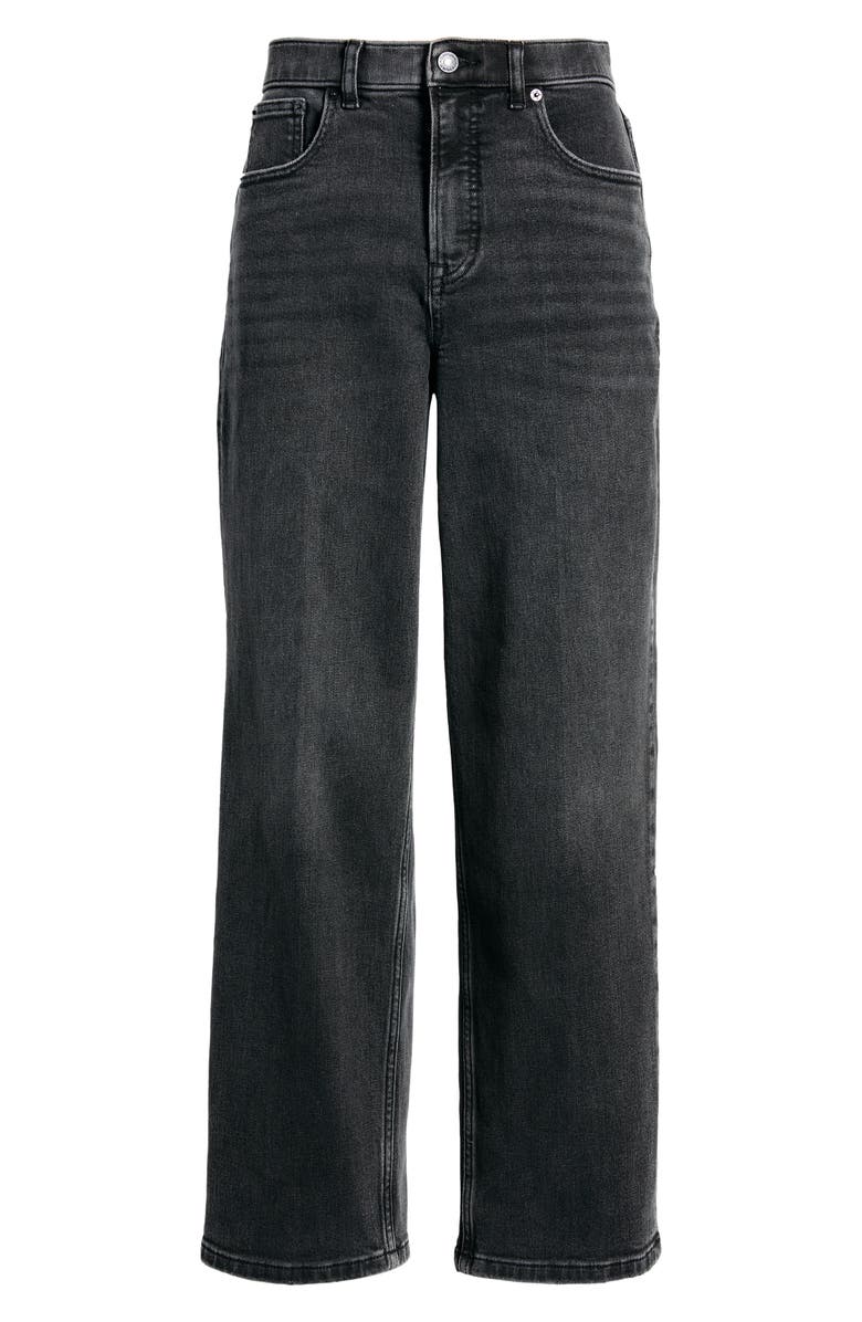 SPANX<sup>®</sup> SPANXshape<sup>™</sup> Authentic 360 High Waist '90s Straight Leg Jeans, Main, color, Carbon