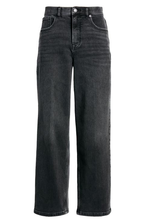 SPANXshape™ Authentic 360 High Waist '90s Straight Leg Jeans (Carbon)
