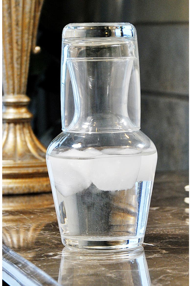 Monogram Bedside Water Carafe Set, Alternate, color, BLANK