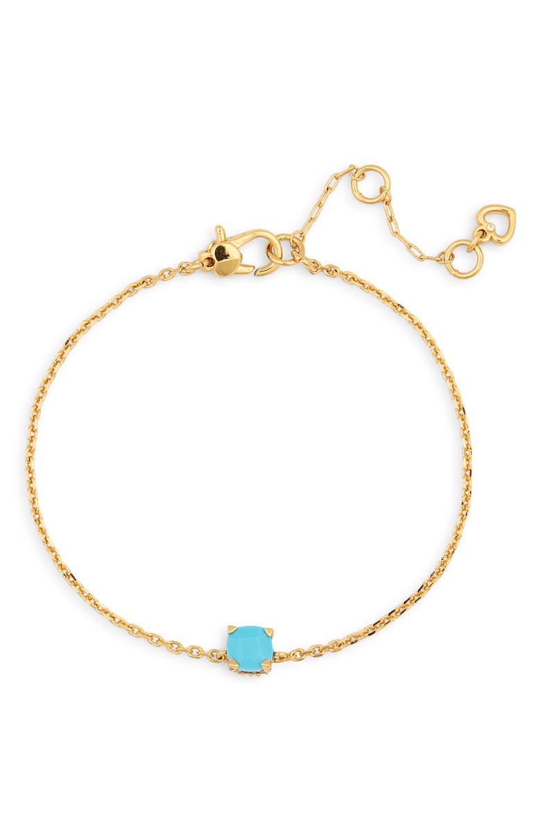 Kate Spade New York imitation pearl bracelet, Main, color, Turquoise