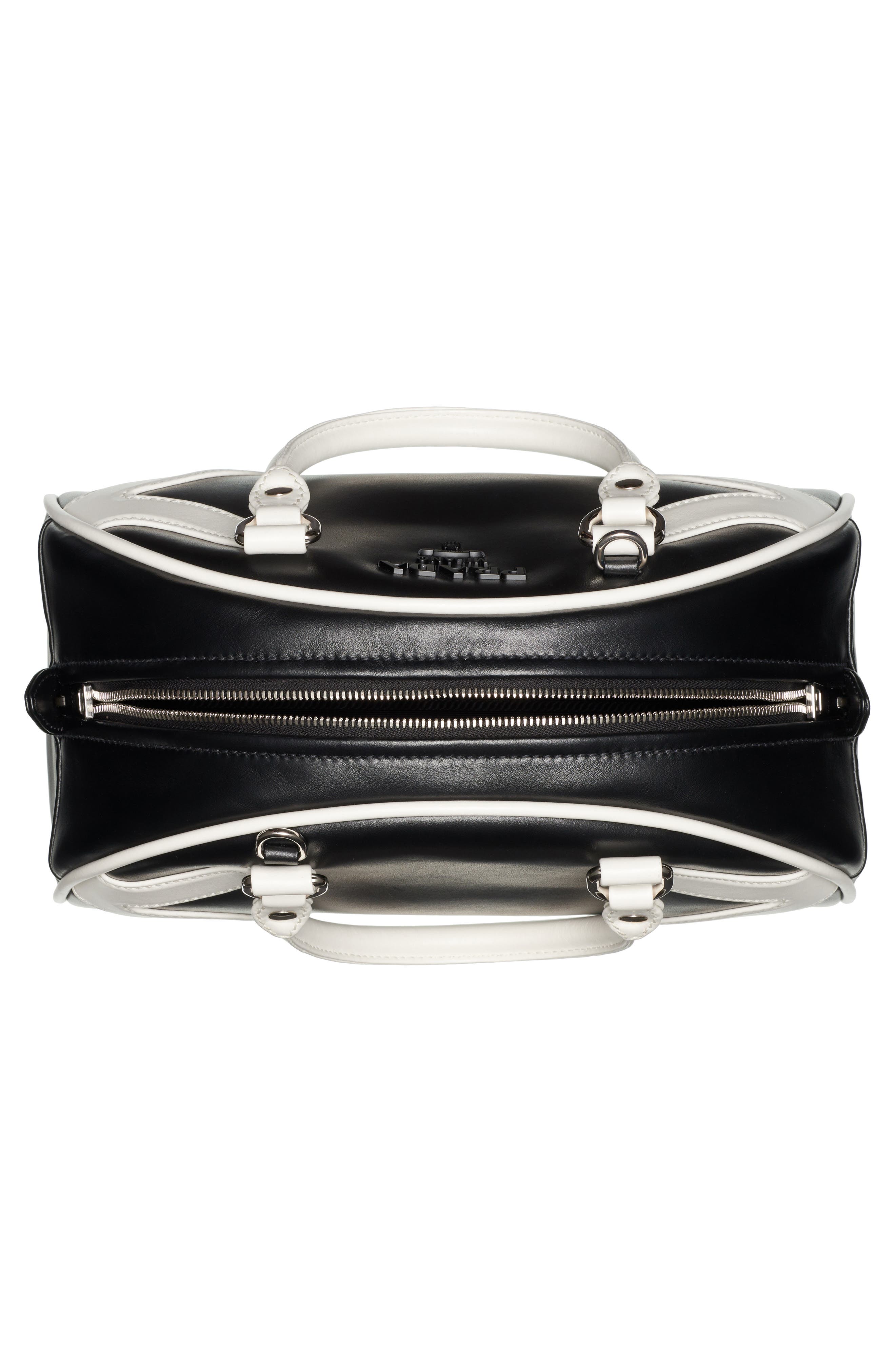 Prada Medium Leather Bowler Bag, Alternate, color, 