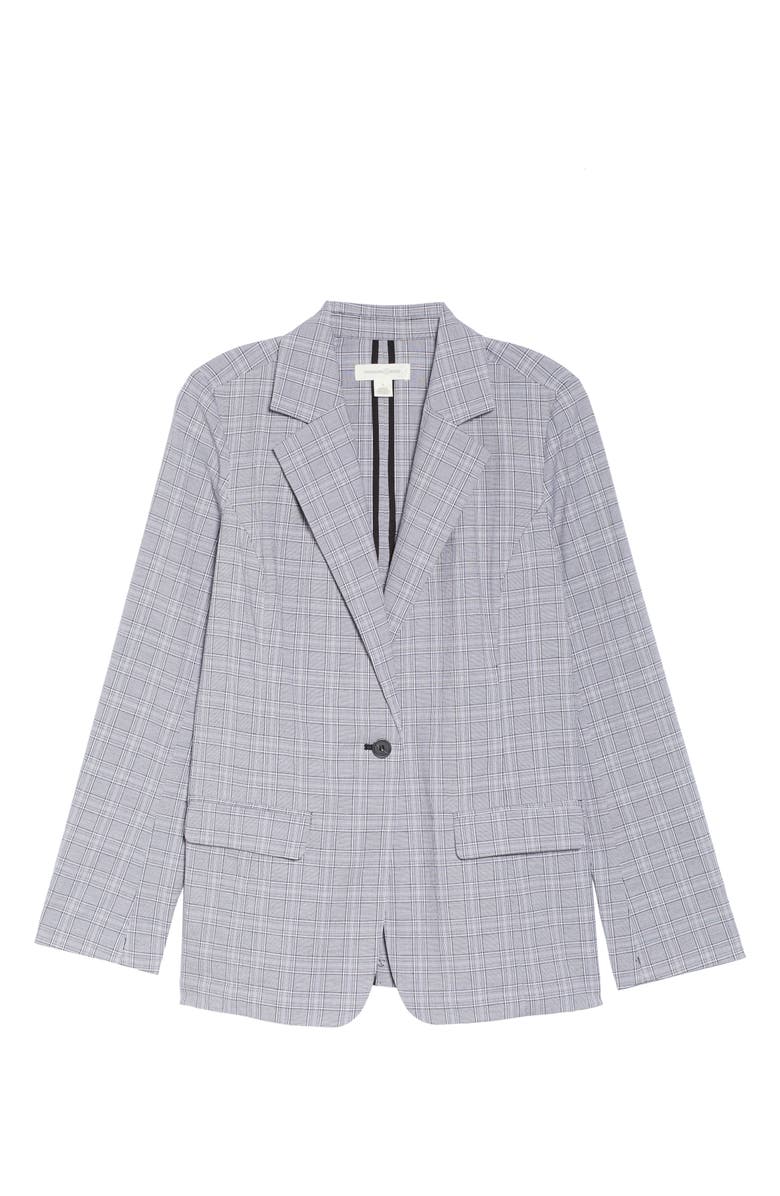 Treasure & Bond Mini Plaid Blazer, Alternate, color,