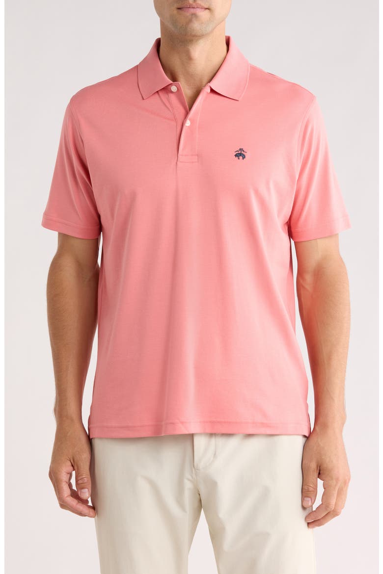 PIMA COTTON KN POLO マスタード Pima Cotton Interlock Knit Polo (Men) | Nordstromrack