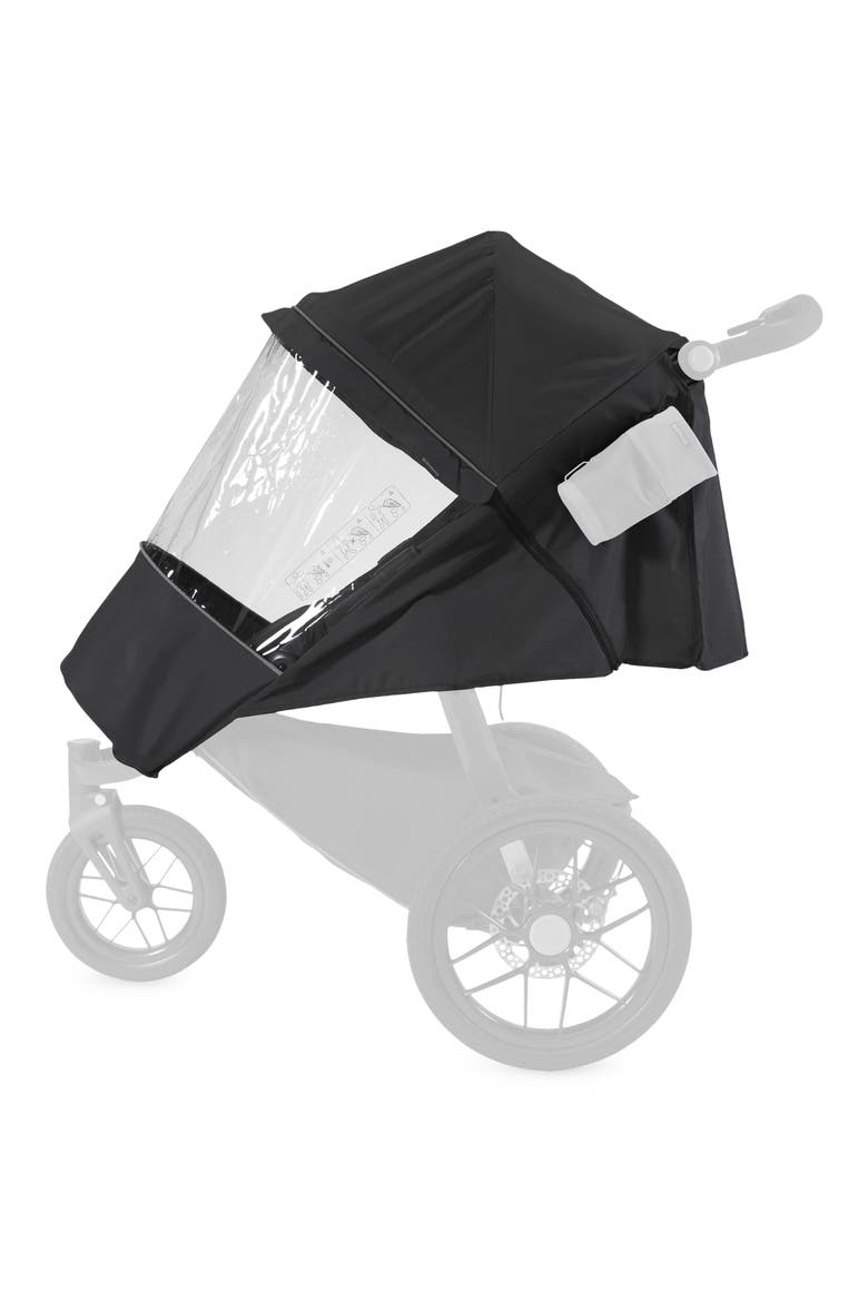 Rain & Wind Performance Shield for RIDGE Stroller, Alternate, color, BLACK