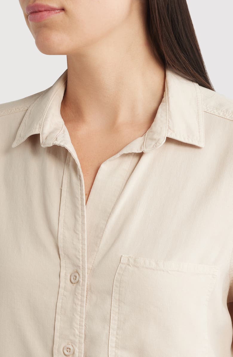Bella Dahl Shirttail Button-Up Shirt, Alternate, color, Linen Sand