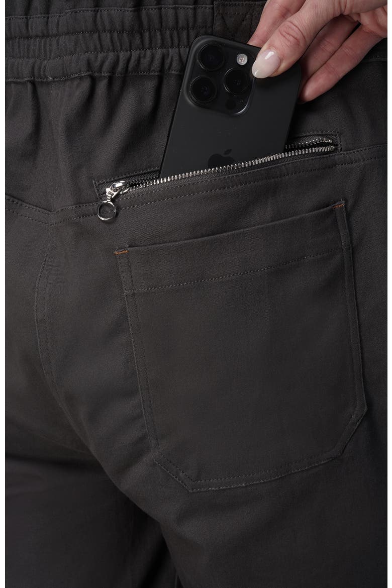 The Essential High Waisted Zipper Coverall, Alternate, color, CHARCOAL
